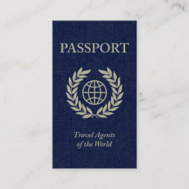 pass för agent visitkort