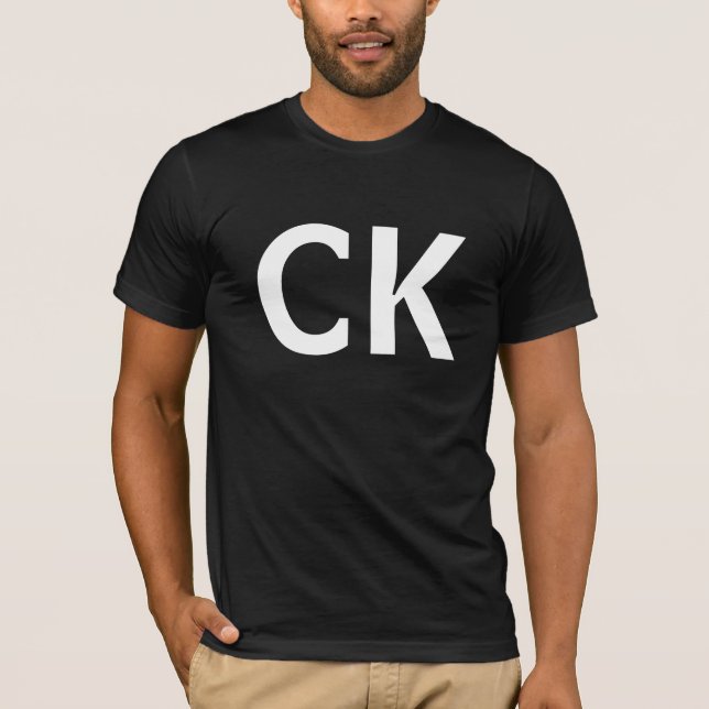 Pass för CK-kompisskjortan ut stoppar med dina T Shirt (Framsida)