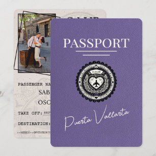Pass för Lilac Lila Puerta Vallarta Spara Datumet
