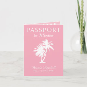 Pass för Mexico 21ST födelsedagrosor Inbjudan
