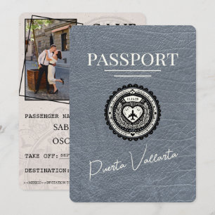 Pass för silver Puerta Vallarta Spara Datumet