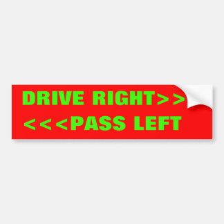 <<<PASS LEFT, DRIVE RIGHT>>> BILDEKAL