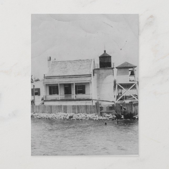 Pass Manchac Lighthouse 2 Vykort (Framsida)