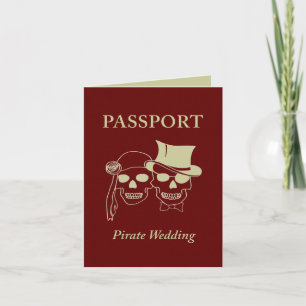 pass till ett piratbröllop inbjudan