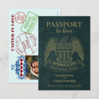 Pass till kärlek Kreativt destinationsbröllop Teal