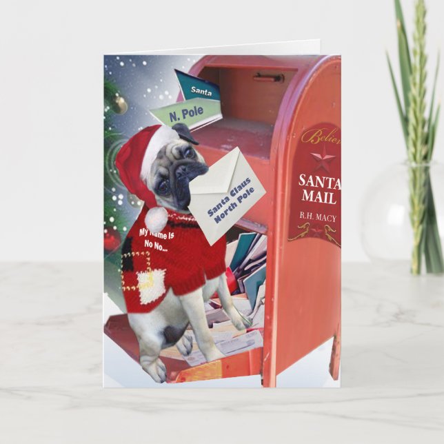 Passa Brev till julklappar Helgkort (Framsida)