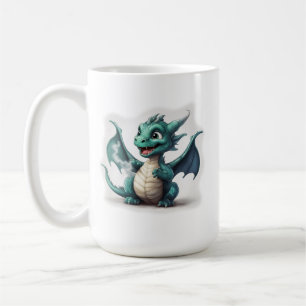 Passa den lilla magiska draken kaffemugg