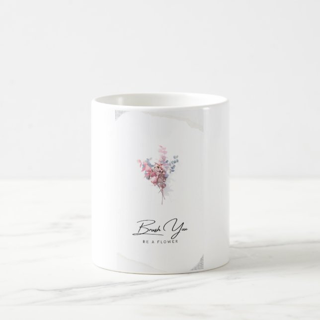 "Passa dig och vara en blomma" Mugg (Center)