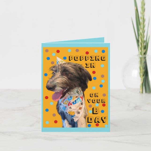 Passa för att säga Grattis på födelsedagen! Kort (Framsida)