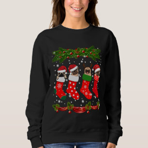 Passa in Socks-Hundälskarna Julafton Sweater Ess T Shirt