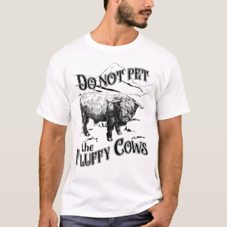 Passa inte nationalparken för fluffy-kor t shirt