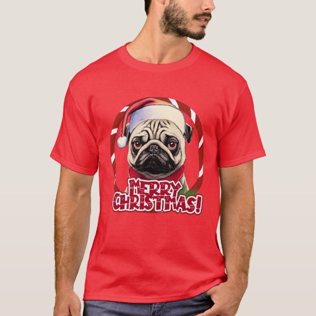 Passa jultomten julklapp t shirt (Framsida)