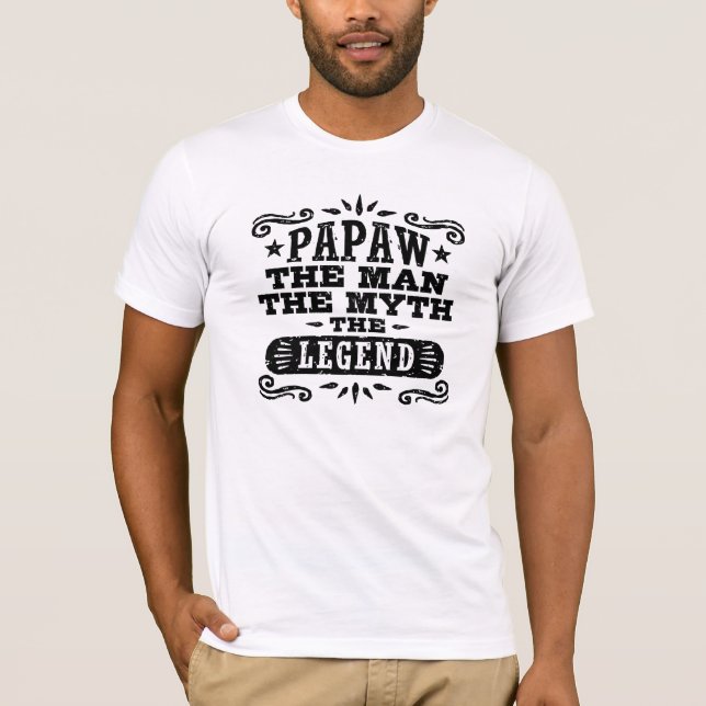 Passa mannen på myten om förklaringen t-shirt (Framsida)