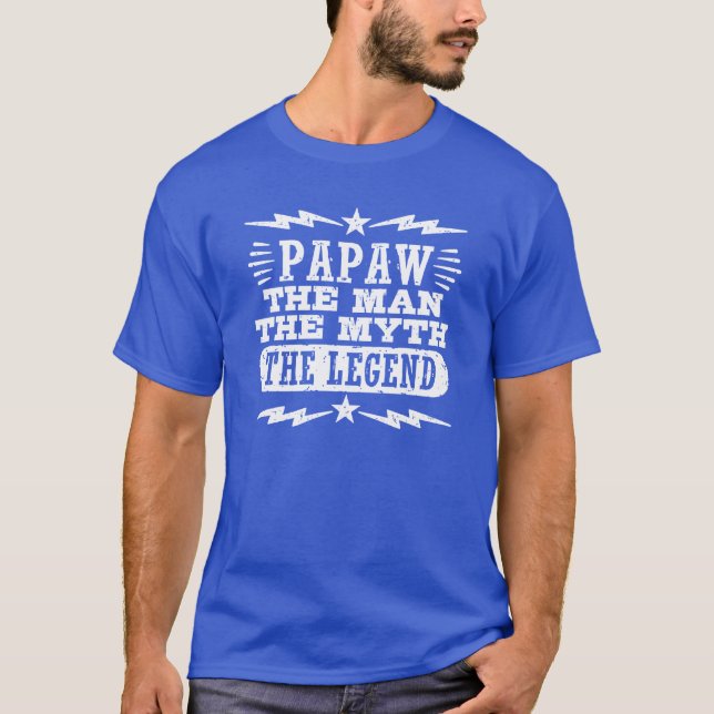 Passa mannen på myten om förklaringen t-shirt (Framsida)