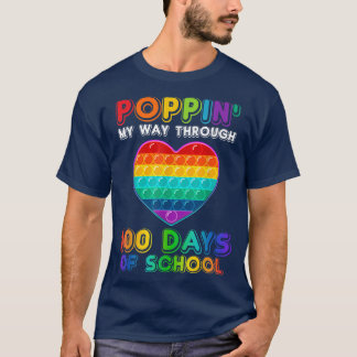 Passa mig genom 100 dagars skolhjärt-Po T Shirt