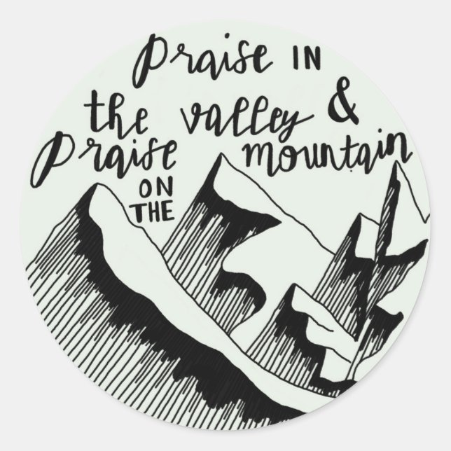 Passa Runt Klistermärke (Framsida)