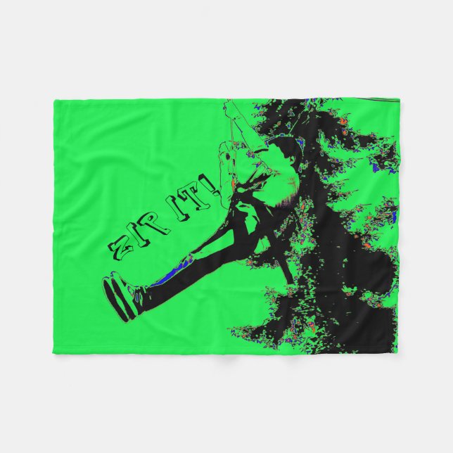 Passa! Zipline Rider Fleecefilt (Framsidan (Horisontell))