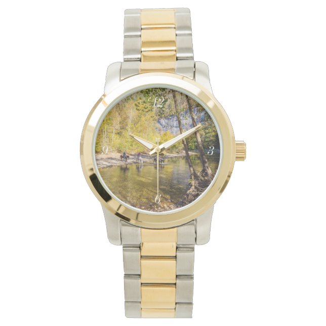 Passage av Buffalo River Guld Watch Armbandsur (Framsida)
