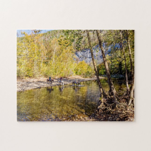 Passage av Buffalo River Jigszawa Puzzle Pussel (Horisontell)