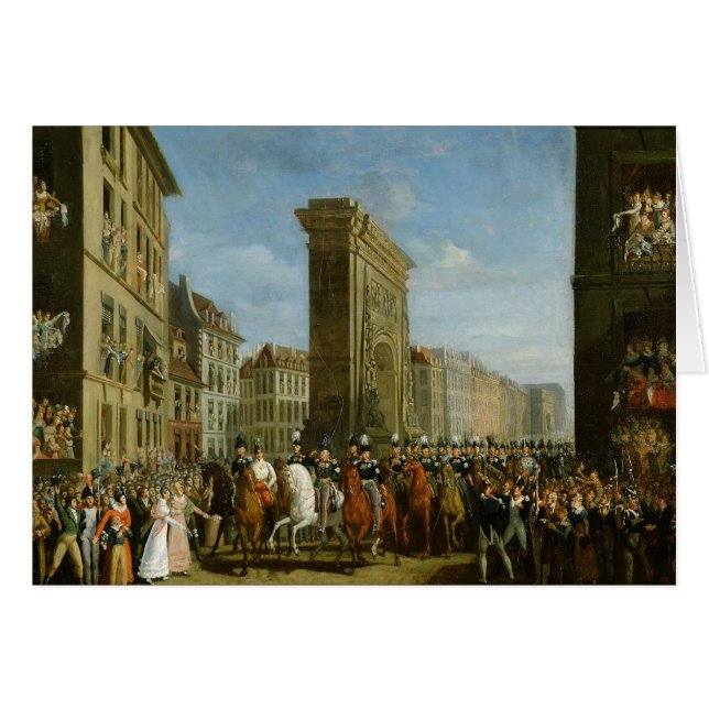 Passage av förbundna härskare hälsningskort (Framsidan Horizontal)