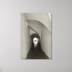 Passage av tunneln canvastryck