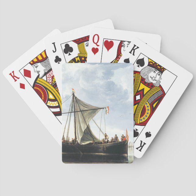 Passage Boat Aelbert Cuyp Casinokort (Baksidan)