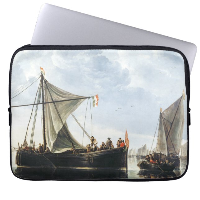 Passage Boat Aelbert Cuyp Laptop Fodral (Framsidan)