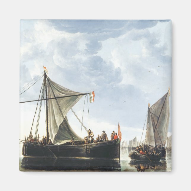 Passage Boat Aelbert Cuyp Magnet (Framsidan)