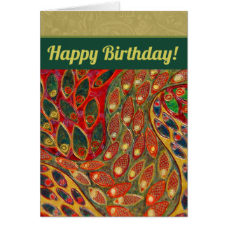 "passage" som målar hälsningskort