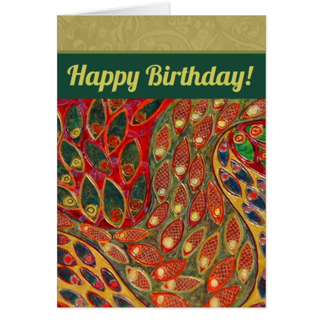 "passage" som målar hälsningskort (Framsidan)