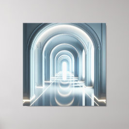 Passage with Light Perspective Canvastryck