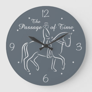 Passagen av tiddressage stor klocka