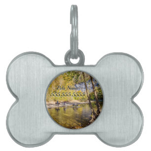 Passagen genom Buffalo River Pet Tag ID-bricka Husdjur