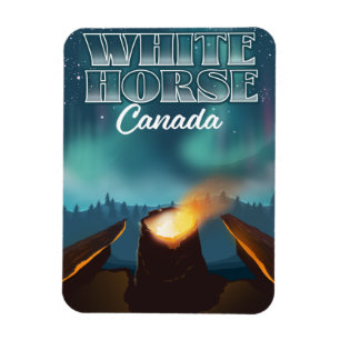 Passageraraffisch för White Horse Canada Magnet