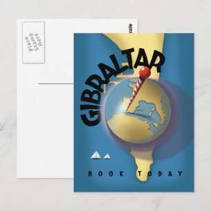 Passageraraffisch i Gibraltar Vykort