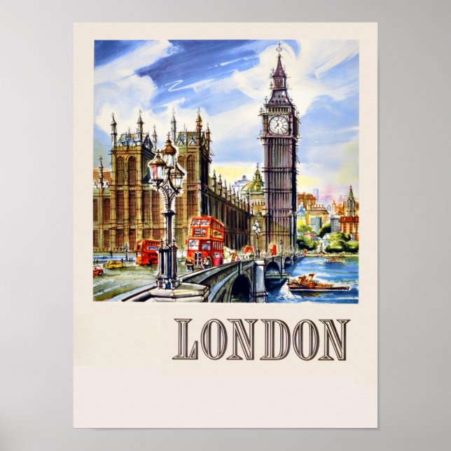 Passageraraffisch i London Poster (Framsidan)