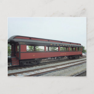 Passagerarbil i Luft. Strasburg Railroad Vykort