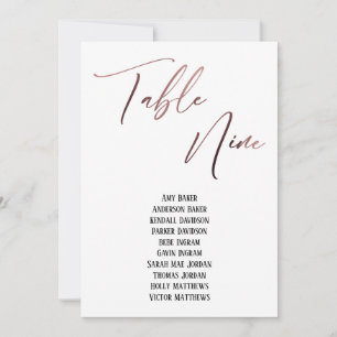 passagerardiagram för Bord Nine-sätet ro Guld