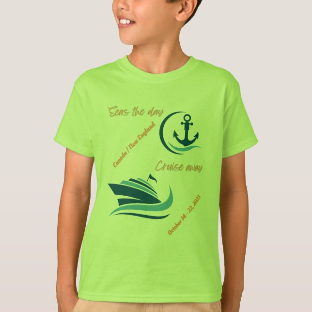 Passagerare i Kanada/New England 10/23 T Shirt (Framsida)