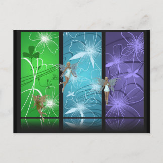 Passagerare i vykort för flygtrafik