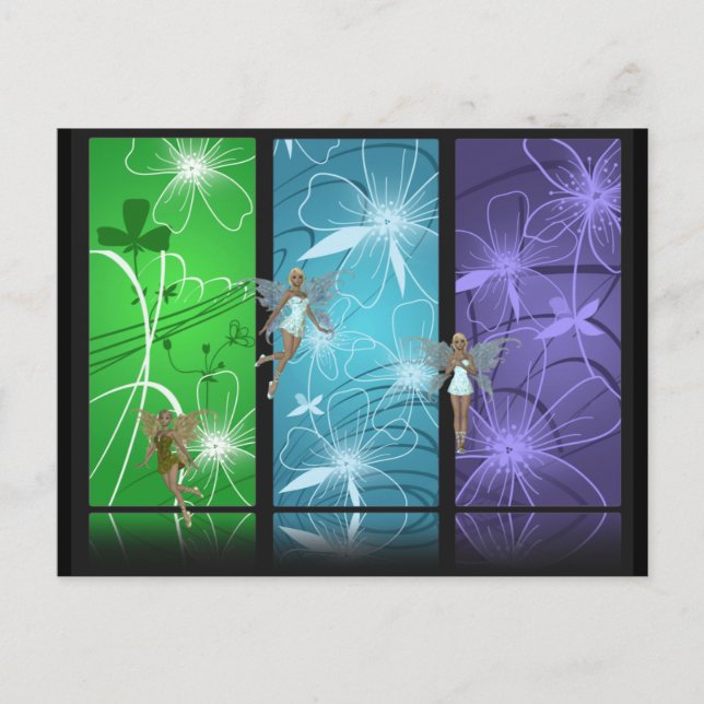 Passagerare i vykort för flygtrafik (Framsida)