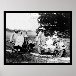 Passagerarhylsor China 1910 Poster