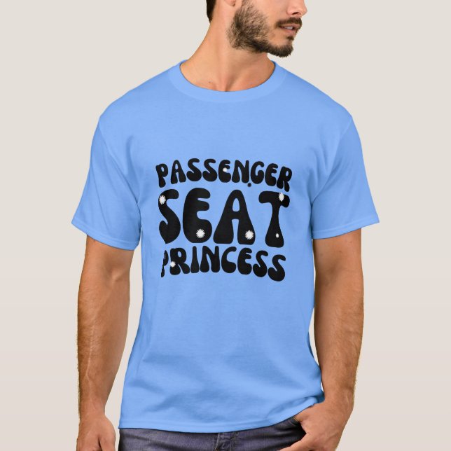 Passagerarsäte Princess T-Shirt Design Sommarhav (Framsida)