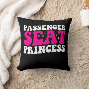 Passagerarstol Prinsessa Flicka Bil Retro Kudde