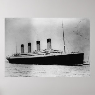 Passagerarstyrfartyg RMS Titanic Poster