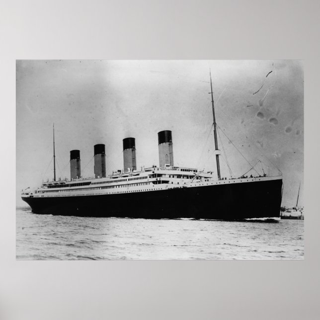 Passagerarstyrfartyg RMS Titanic Poster (Framsidan)