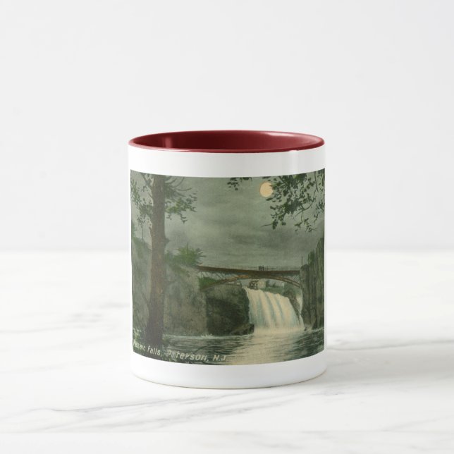 Passaic Falls, Paterson NJ Vintage Mugg (Center)