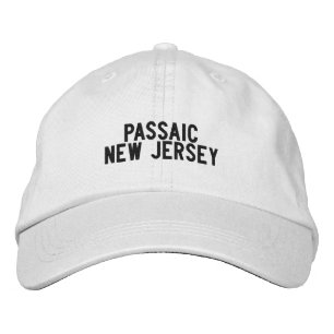 Passaic New Jersey mössa Broderad Keps