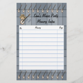 Passande Banjo Brevpapper