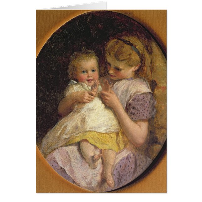 Passande-en-tårta Hälsningskort (Framsidan)